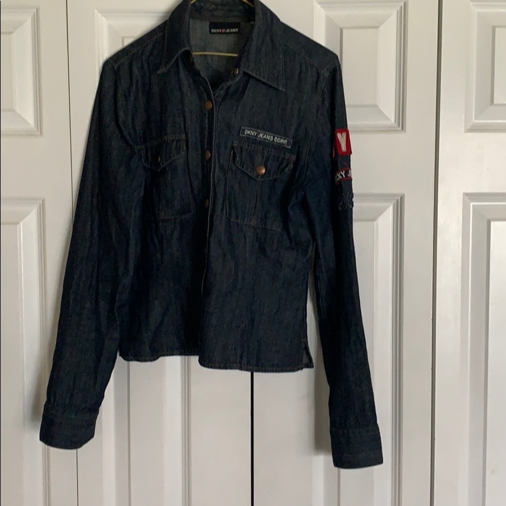 DKNY jean jacket/shirt